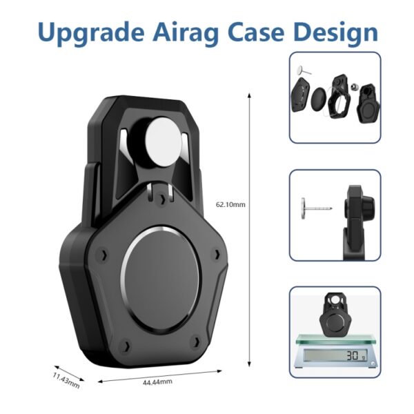 AirTag Tracker Magnetic Lock Case Waterproof