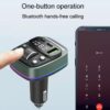 Car Voltage Display Fast Charger Subwoofer MP3 Bluetooth Player